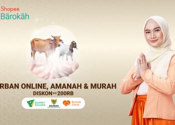 Shopee tawarkan layanan kurban online ​yang mudah dan aman dari rumah selama pandemi.