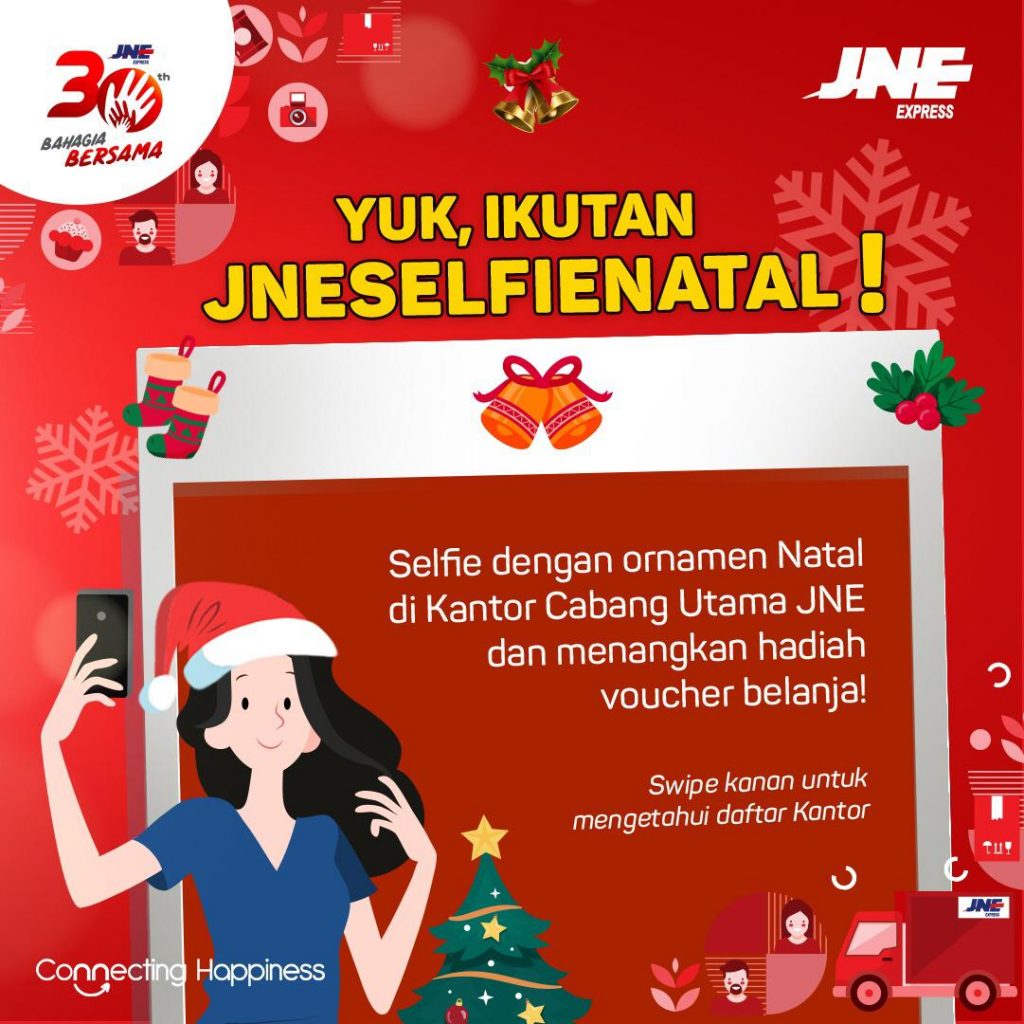 Kemeriahan Natal JNE