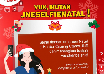 Kemeriahan Natal JNE