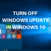 cara mematikan Windows update Windows 10
