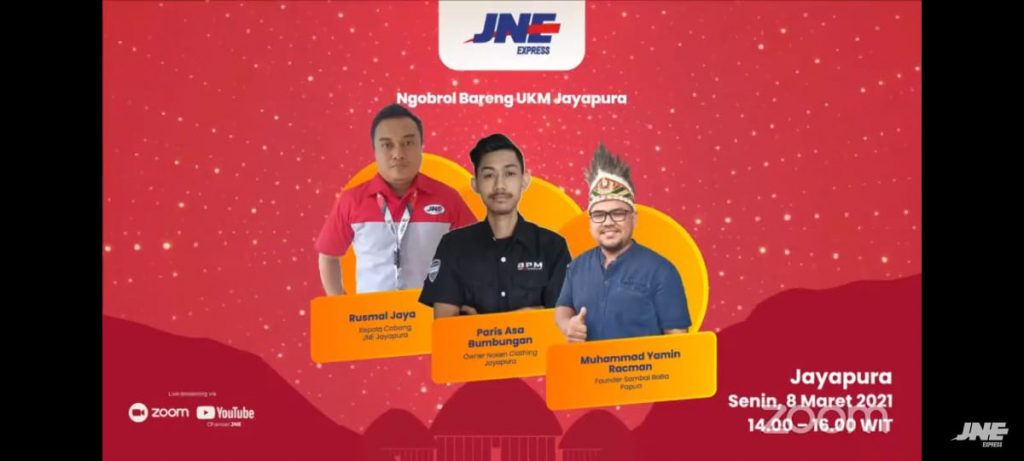 JNE Ngajak Online 2021 JNE Jayapura ajak pelaku UMKM go online