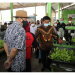 Menteri Koperasi dan UKM Teten Masduki bersama Menteri ATR/BPN Soyan Djalil meninjau Kebun Pisang Mas Koperasi Tani Hijau Kabupaten Tanggamus. Lampung