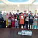 Para santri Madrasah Darul Muqomah, Bangka Tengah, menyambut antusias donasi Al Quran dari JNE