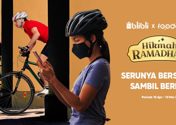 Blibli, e-commerce lokal, menggandeng Foodcycle Indonesia menggelar program donasi Gowes Berbagi Kebaikan.