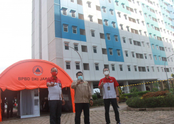 Rusun Nagrak, Cilinding, Jakarta Utara difungsikan sebagai isolasi pasien Covid-10 tanpa gejala