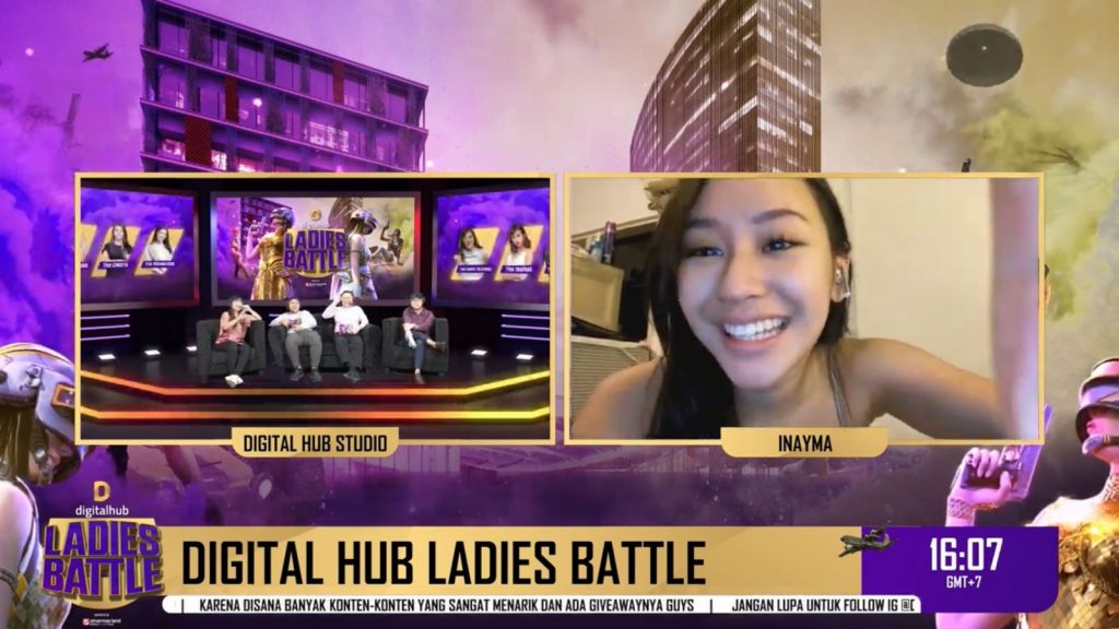 Inayma juara Ladies Battle PUBG Mobile