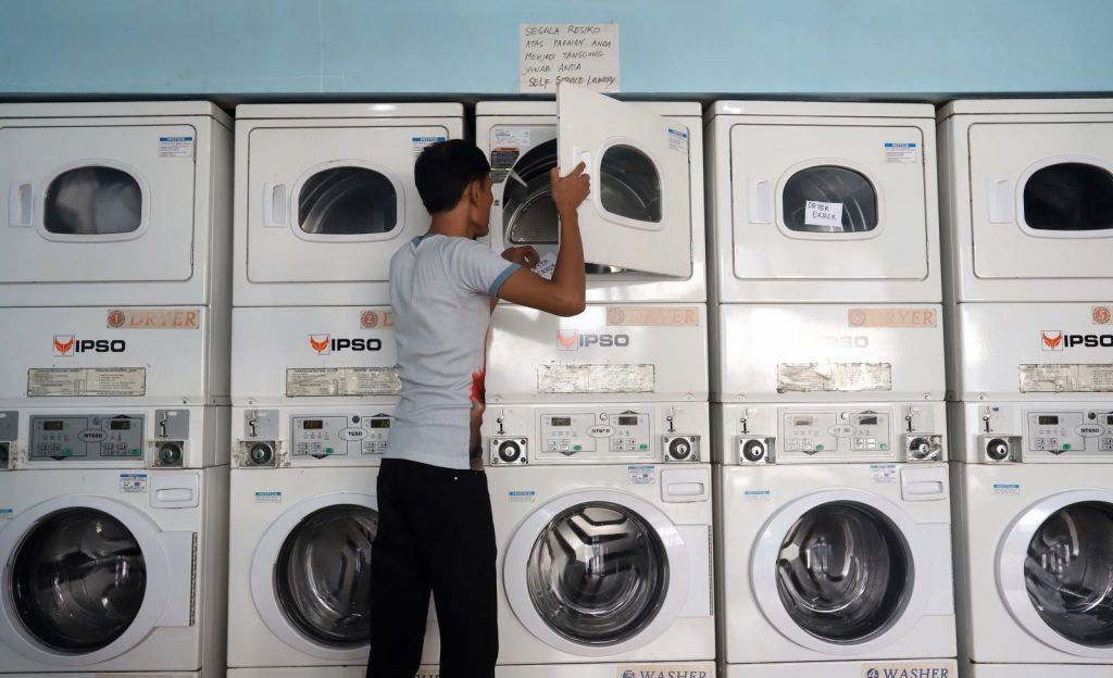keunggulan mesin cuci IPSO untuk usaha laundry