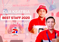 Dua Ksatria Best Staff 2020 dari JNE Pusat