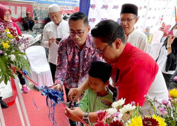 pembukaan kantor perwakilan JNE di kepandean, kota serang