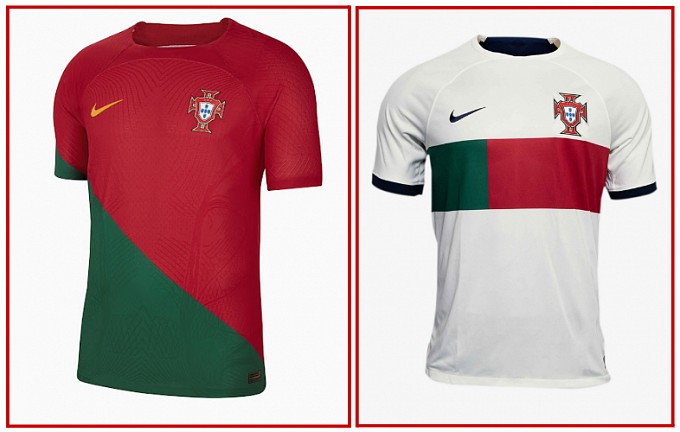 jersey timnas Portugal