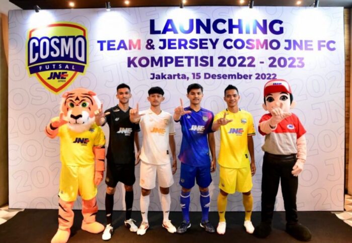 Perkenalan tim dan jersey baru cosmo jne fc di liga futsal Indonesia