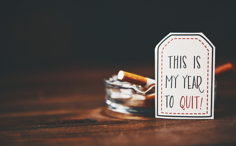 New Year resolution 2019 to quit smoking