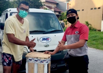 M. Nur, best driver JNE hub jakarta timur 2 tahun beruntun