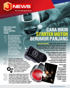 Ilustrasi Perawatan starter Motor/ DOK. JNE