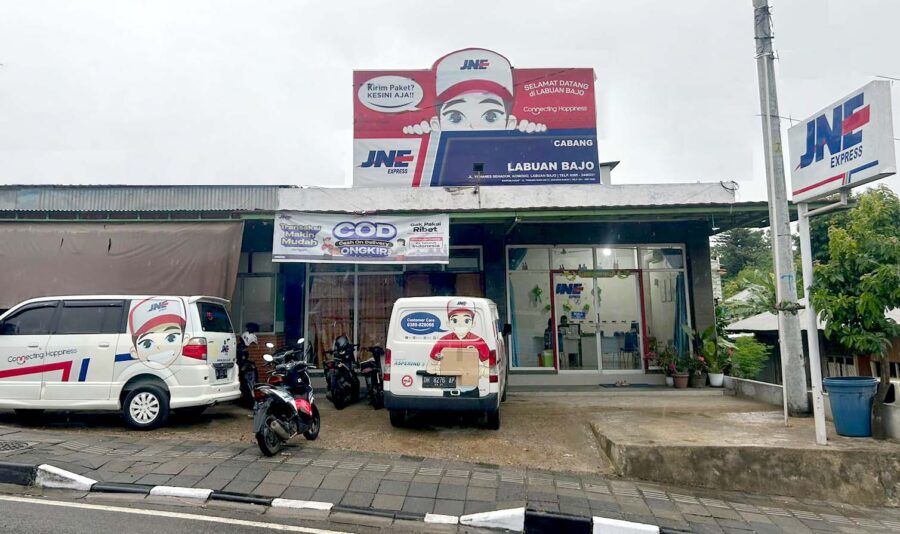 Kantor Cabang Utama JNE Labuan Bajo, Nusa Tenggara Timur (NTT).