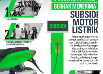 Subsidi motor listrik untuk UMKM
