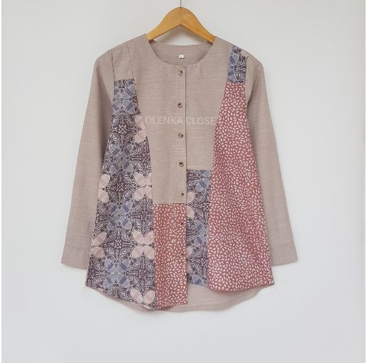 model baju batik two tone