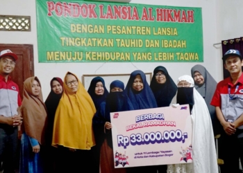 JNE Bogor menyalurkan donasi Bekal Ramadan ke 11 panti asuhan