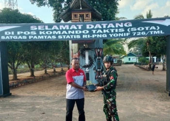 kurir jne di tapal batas papua nugini