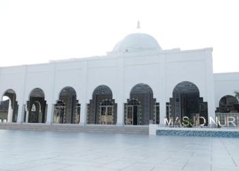 masjid nuraeni di kurau barat, bangka belitung