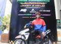 mister kurir aktif di media sosial dengan konten-konten penunggang jetski yang memakai seragam kurir jne