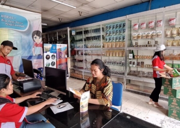 JNE Dolok Sanggul menyediakan etalase display dan fulfillment bagi produk-produk UMKM