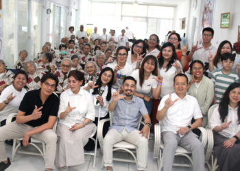 Susana perayaan Paskah di Rumah Kavel, Bekasi.