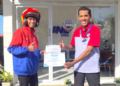 kurir jne selamat saat gunung lewotobi erupsi