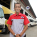 Dede Komara, bekerja di bagian operasional malam