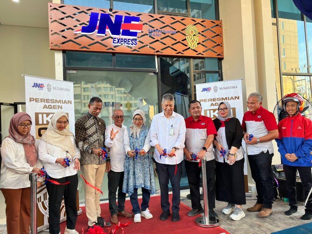 jne resmikan sales counter di ibu kota nusantara
