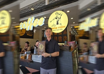 pemilik kopi legendaris aming coffee, member jlc jne
