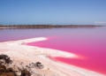 Danau Hillier di Australia yang Berwarna Pink