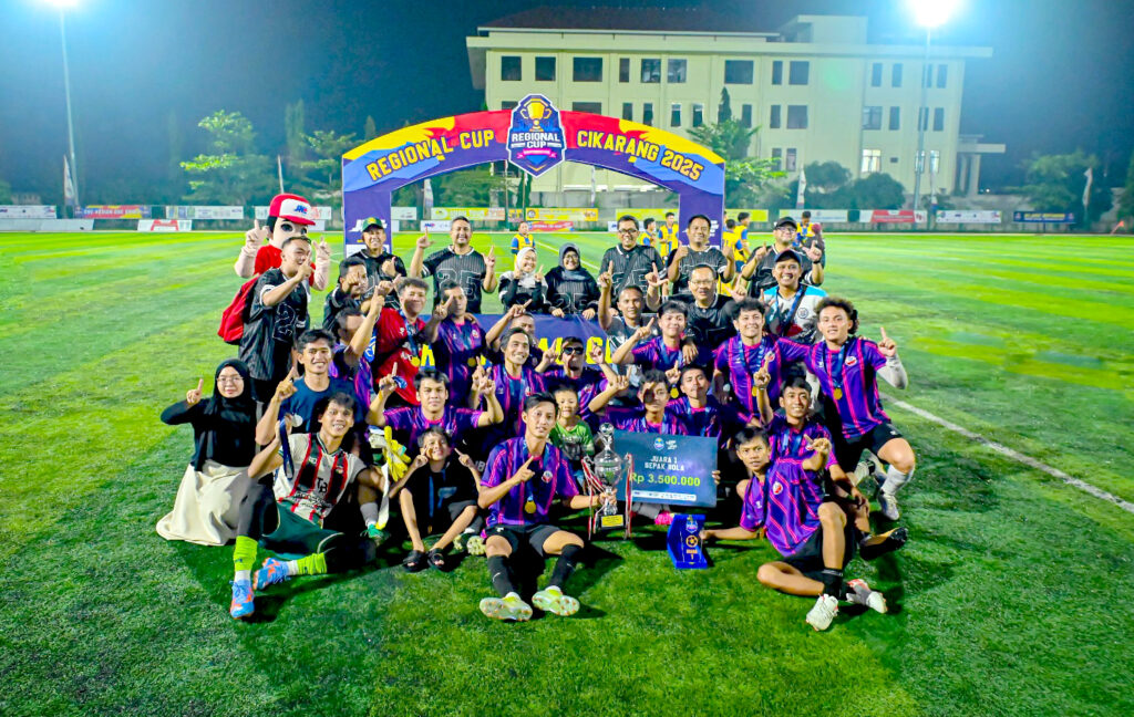 jne depok juarai sepak bola regional cup