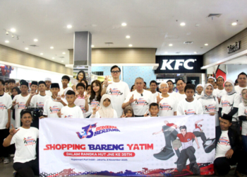 shopping bareng yatim jne