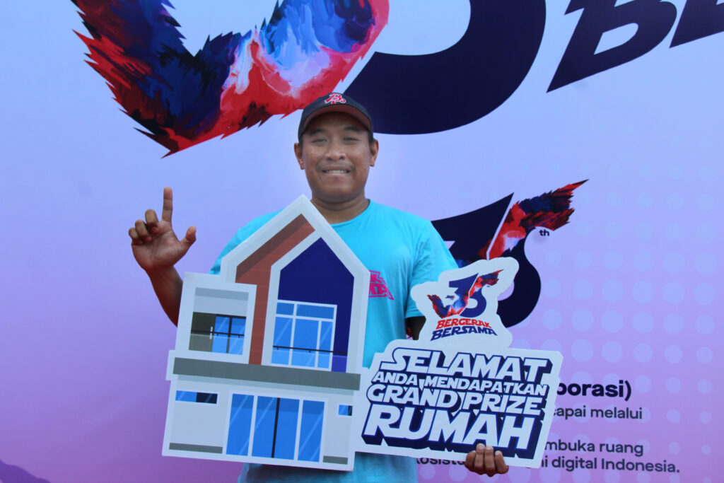 pemenang hadiah rumah HUT JNE ke-35