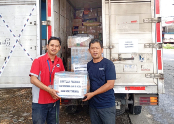 jne cikarang salurkan 31 ton bantuan warga cikarang