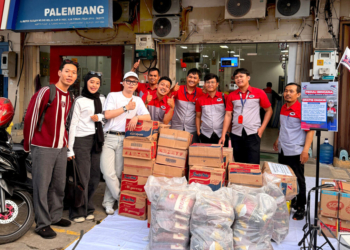 jne palembangkan kirim 26 ton bantuan bagi korban bencana sumatera