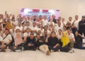Ksatria dan Srikandi JNE dari Direktorat QAGC seusai workshop “Sinergi Proses Kerja QAGC 2026: How To Achieve, How To Control” di Yayasan Yatuna (15/1/26)