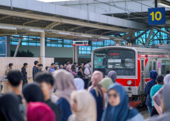 penumpang KRL jalur kulon terus naik setiap tahun