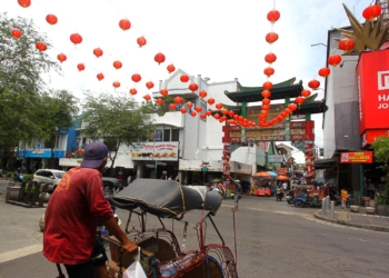 budaya imlek di kampung ketandan, yogyakarta
