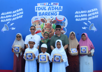 jne-tiki gelar kurban bersama di Yayasan Yatuna