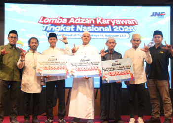 lomba azan karyawan jne