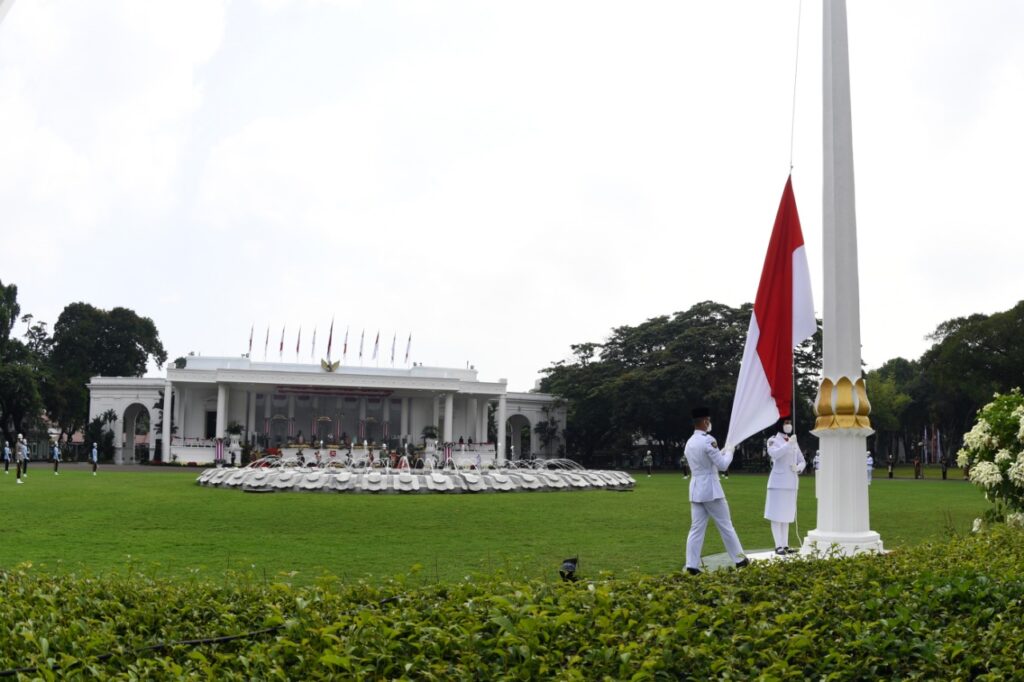 upacara bendera HUT RI ke-81 di istana