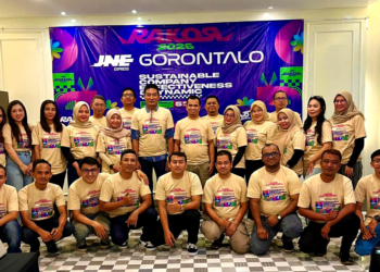 jne gorontalo incar kiriman dari sektor minerba