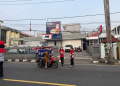 karyawan jne ternate bagi-bagi masker